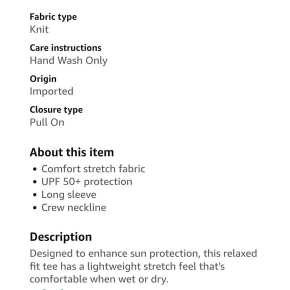 Hang Ten NEW Sun Protection Womens L UPF 50+ Long Sleeve Shirt Quick Dry Pocket - Picture 15 of 16